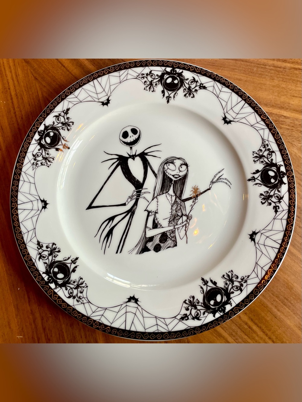 multiples Disney Nightmare Before Christmas Jack & Sally 10.75 Dinner Plate Zrik